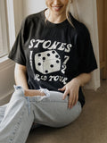 Rolling Stones Dice Black Hi-Dive Tee