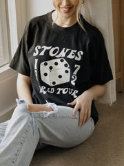 Rolling Stones Dice Black Hi-Dive Tee