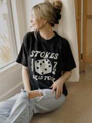 Rolling Stones Dice Black Hi-Dive Tee