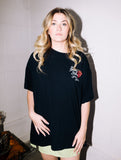 Rolling Stones Japan 2006 Black Thrifted Distressed Tee (FINAL SALE)