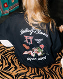 Rolling Stones Japan 2006 Black Thrifted Sweatshirt (FINAL SALE)
