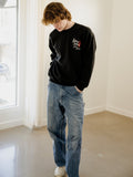 Rolling Stones Japan 2006 Black Thrifted Sweatshirt (FINAL SALE)