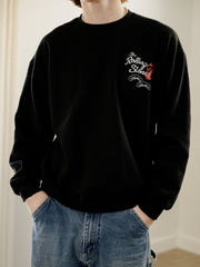 Rolling Stones Japan 2006 Black Thrifted Sweatshirt (FINAL SALE)