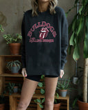 Rolling Stones Mississippi State Bulldogs Psych Smoke Oversized Crew Sweatshirt
