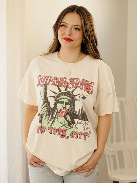 未開封The Rolling Stonesトータリー・ストリップド　Tシャツ付き rolling-stones-nyc-liberty-off