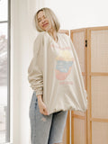 Rolling Stones San Diego Zip Code Sand Thrifted Sweatshirt