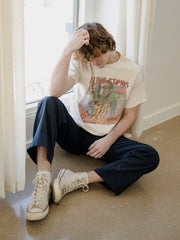 Rolling Stones Tattoo You Off White Thrifted Distressed Tee