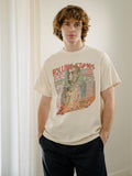 Rolling Stones Tattoo You Off White Thrifted Distressed Tee