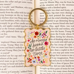 So Many Books So Little Time Keychain