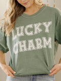 St. Patrick's Day Lucky Charm Green Tee