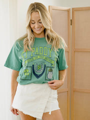 St. Patrick's Day Patch Green Tee