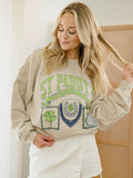 St. Patrick's Day Patch Sand Thrifted Sweatshirt