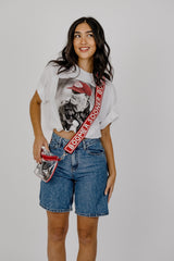 Switzer Beat Texas Pic White Tee