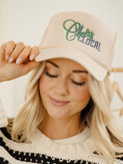 Tan Cheers Local Embroidered Hat