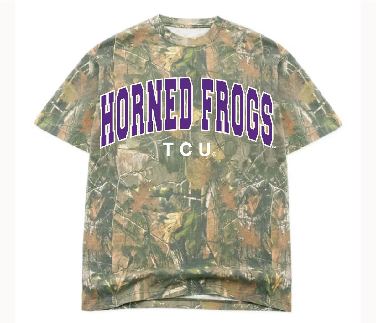 TCU Horned Frogs Filled Gault Camouflage Tee