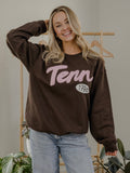 Tennessee 1796 Puff Ink Dark Brown Sweatshirt
