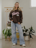 Tennessee 1796 Puff Ink Dark Brown Sweatshirt