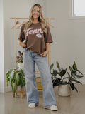 Tennessee 1796 Puff Ink Washed Cocoa Heavyweight Tee