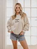 Tennessee Vols Embroidered Script Cream Sweatshirt