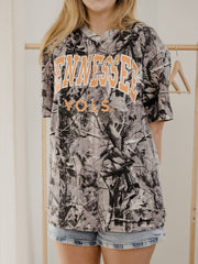 Tennessee Vols Filled Gault Black/White Camouflage Tee
