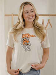 Tennessee Vols Mascot Flag Vintage White Ellie Perfect Tee