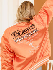 Tennessee Vols Orange Embroidered Satin Jacket