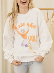 Tennessee Vols Rah Rah White Sweatshirt