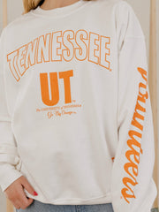 Tennessee Vols SEC Sporty White Sweatshirt