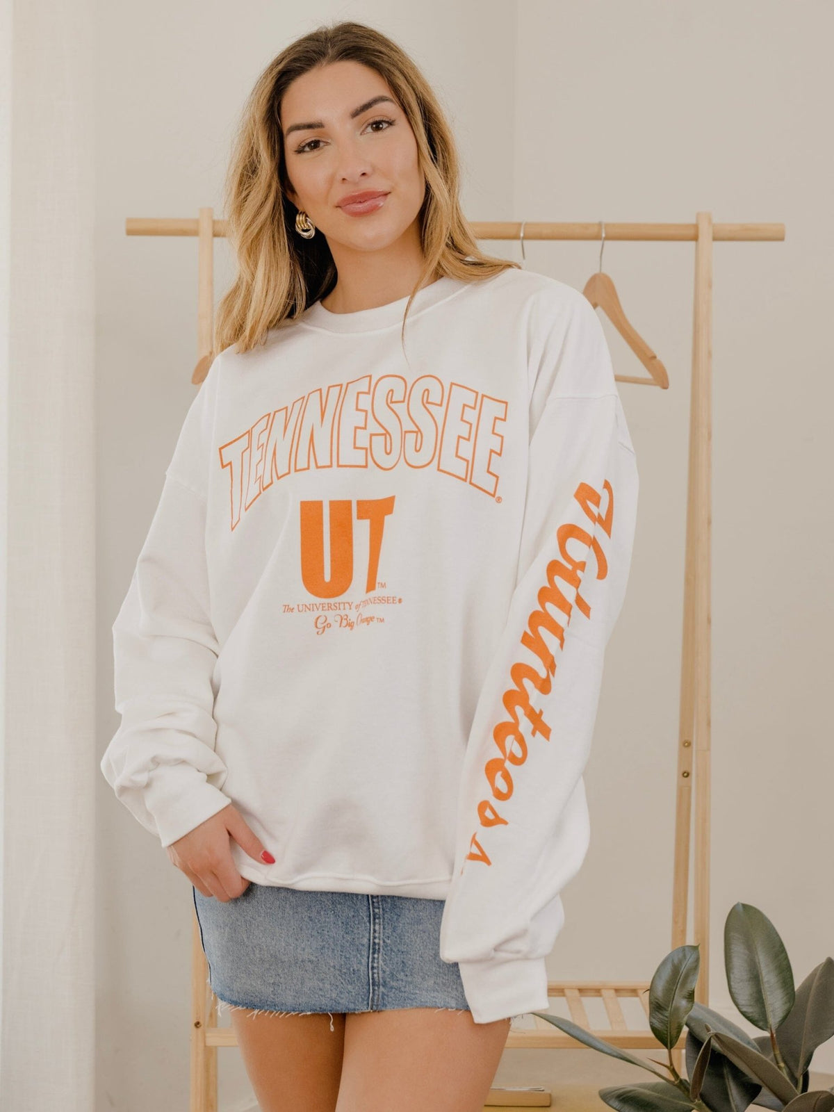 Tennessee Vols SEC Sporty White Sweatshirt