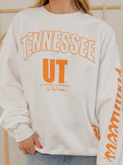 Tennessee Vols SEC Sporty White Sweatshirt