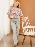 Texas Tech Prep Patch Gray Thrifted Tee