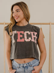 Texas Tech Quilted Puff Ink Smoke Tank