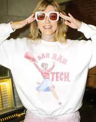 Texas Tech Rah Rah White Sweatshirt