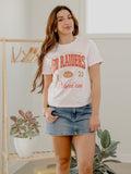 Texas Tech Wave Arch Pink Ellie Perfect Tee