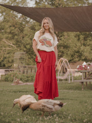 The Beach Boys Backstage Flag Off White Thrifted Tee