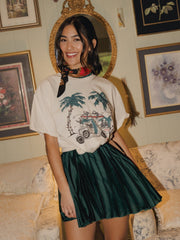 The Beach Boys Merry Christmas Baby Off White Thrifted Distressed Tee