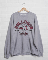 The Beach Boys Mississippi State Bulldogs Cheer Arch Gray Thrifted Sweatshirt