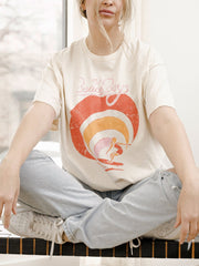 The Beach Boys Surfer Girl Off White Thrifted Tee