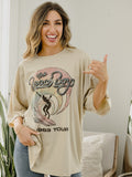The Beach Boys Tie Dye Classic Off White One Size Tee