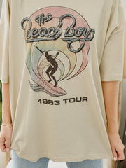 The Beach Boys Tie Dye Classic Off White One Size Tee