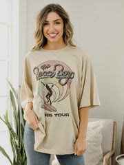 The Beach Boys Tie Dye Classic Off White One Size Tee