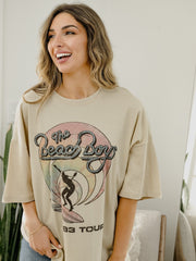 The Beach Boys Tie Dye Classic Off White One Size Tee