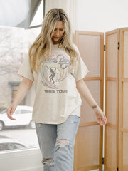 The Beach Boys Tie Dye Classic Off White Thrifted Tee