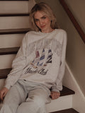 The Hamptons Yacht Club Ash Gray Thrifted Sweatshirt