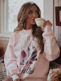 The Hamptons Yacht Club Pink Sweatshirt