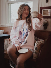 The Hamptons Yacht Club Pink Sweatshirt