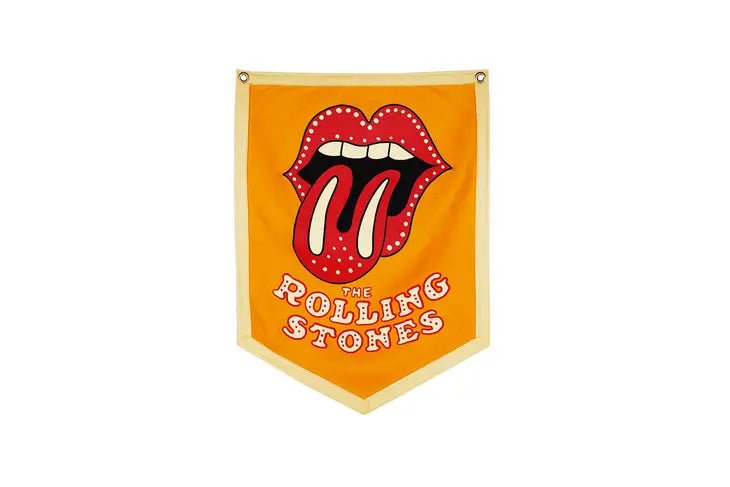the Rolling Stones Camp Flag • the Rolling Stones X Oxford Pennant