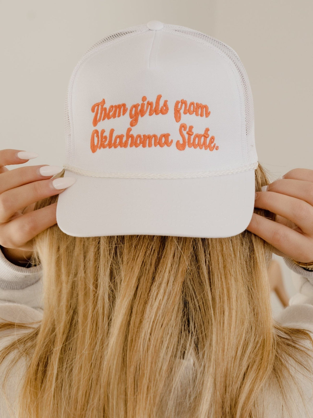 Them Girls from Oklahoma State Script White Hat
