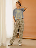 TU Tulsa Golden Hurricane Player Blue Jean Tee