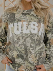Tulsa Filled Gault Camouflage Sweatshirt